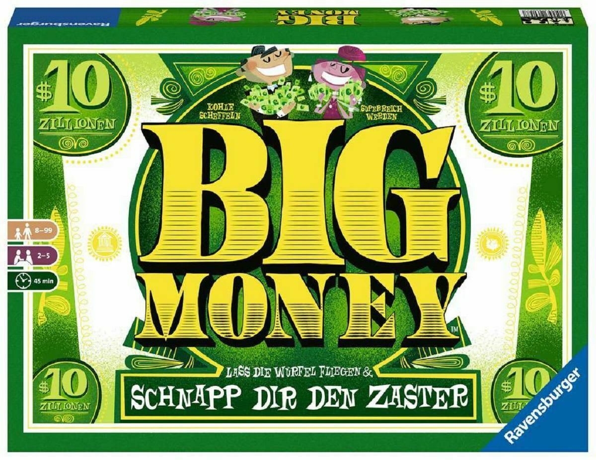 Big Money Juego de Dados de Estrategia y Riesgo – vista 1