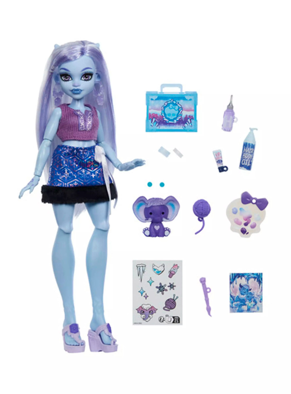 Monster High Self-Scare Secrets Muñeca Abbey Bominable – vista 1
