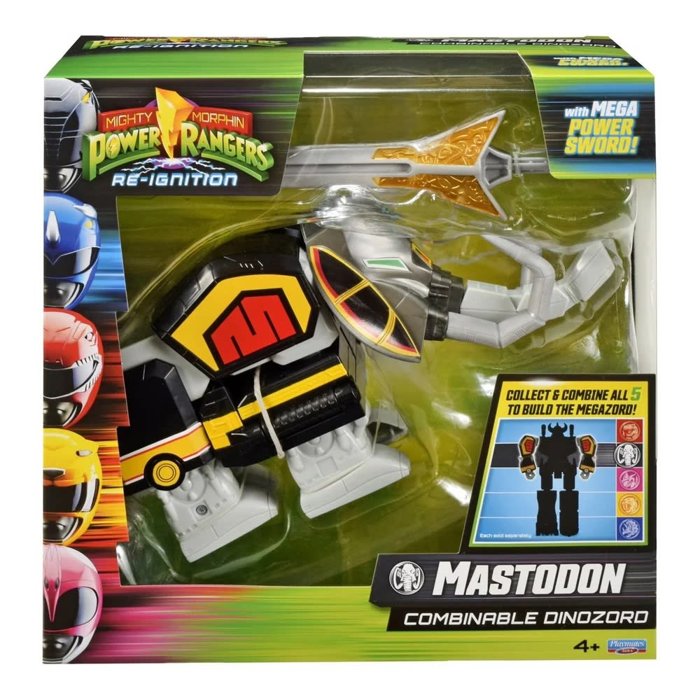 Power Rangers Mighty Morphin Dinozord Mastodonte Combinable Megazord – vista 2
