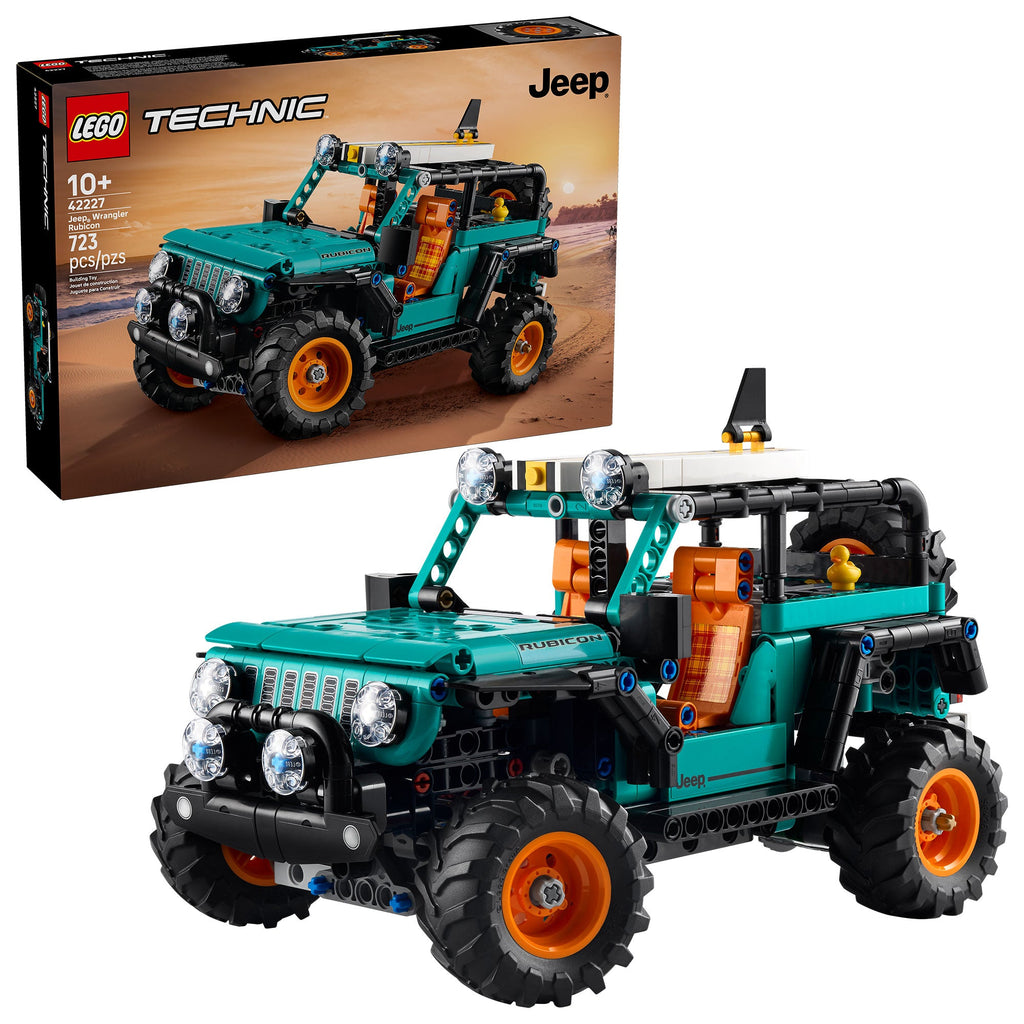Caja y modelo armado del Jeep Wrangler Rubicon LEGO Technic