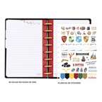 Harry Potter Cuaderno A5 de Discos Mooving Loop con Stencil y Stickers – vista 2