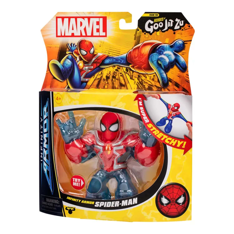 Goo Jit Zu Marvel Armadura Infinity Figura Elástica Surtida – vista 3