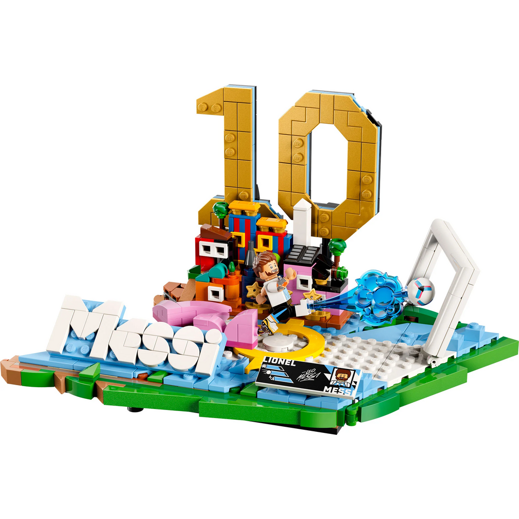 LEGO Fenómenos del Fútbol Lionel Messi Set con Minifigura – vista 1