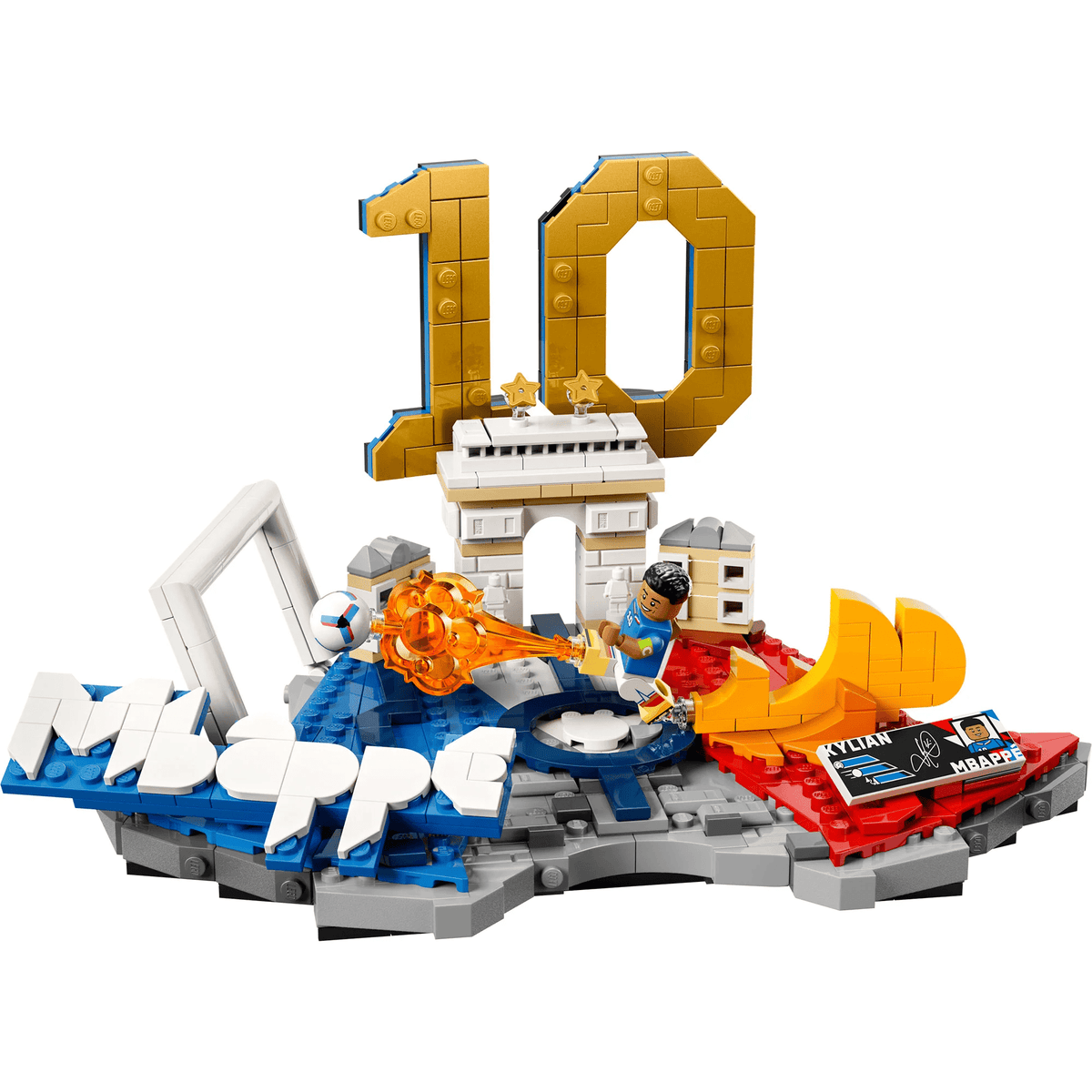 LEGO Fenómenos del Fútbol Kylian Mbappé con Minifigura y Placa – vista 2