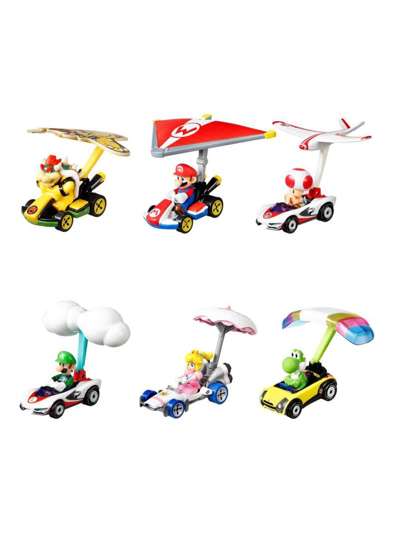 Hot Wheels Mario Kart Auto con Planeador Escala 1:64 Surtido – vista 2