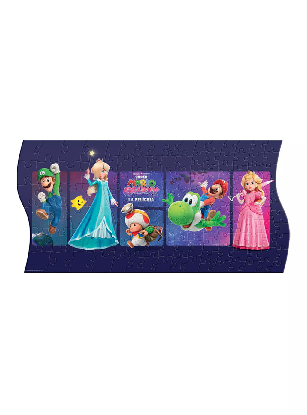 Super Mario Galaxy Puzzle Panorámico 3 en 1 en Lata – vista 1