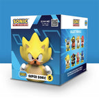 Caja del Tubbz Super Sonic número 5 con la colección Sonic al costado