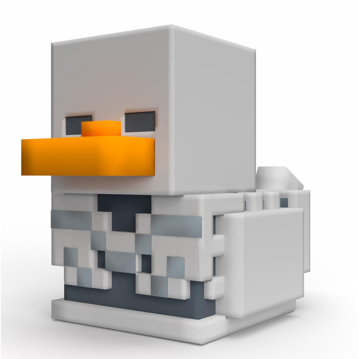 Tubbz Mini Esqueleto de Minecraft, vista frontal en ángulo