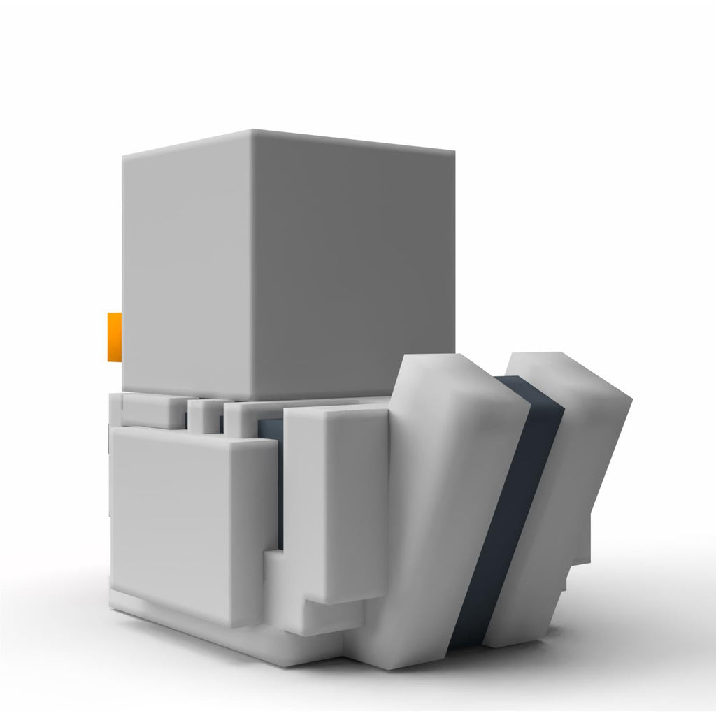 Tubbz Mini Esqueleto de Minecraft, vista lateral trasera