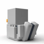 Tubbz Mini Esqueleto de Minecraft, vista lateral trasera