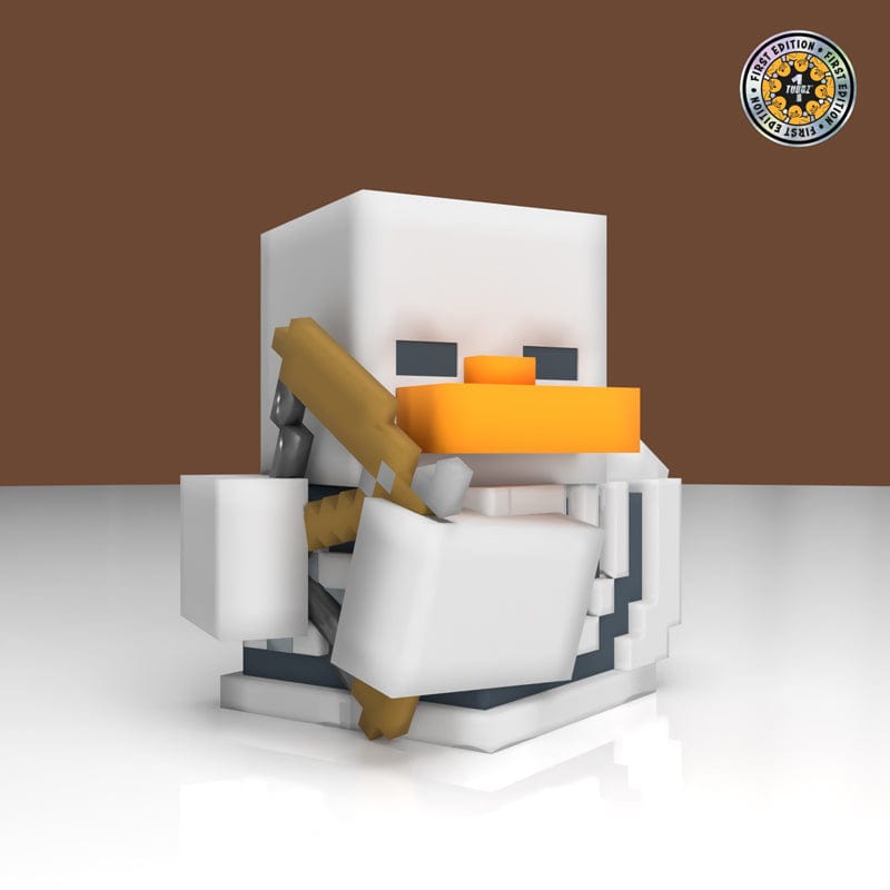 Pato Tubbz Esqueleto de Minecraft con el sello First Edition