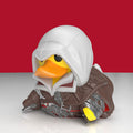 Pato Tubbz Ezio Auditore con capucha blanca y túnica de asesino
