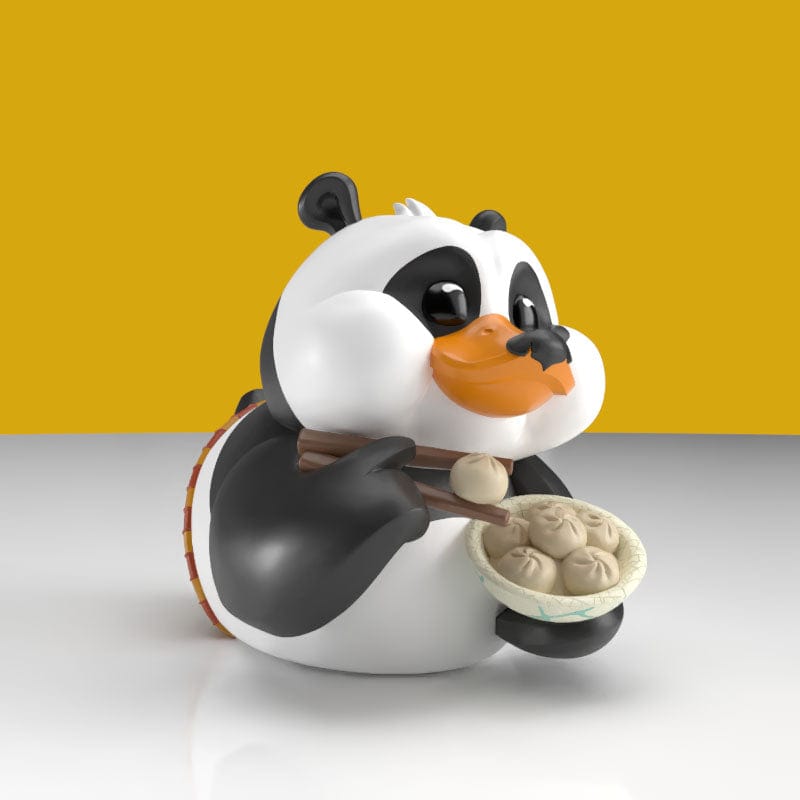 Pato Tubbz Po de Kung Fu Panda con palillos y bol de dumplings