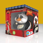 Pato Tubbz Po dentro de su caja roja de colección Kung Fu Panda