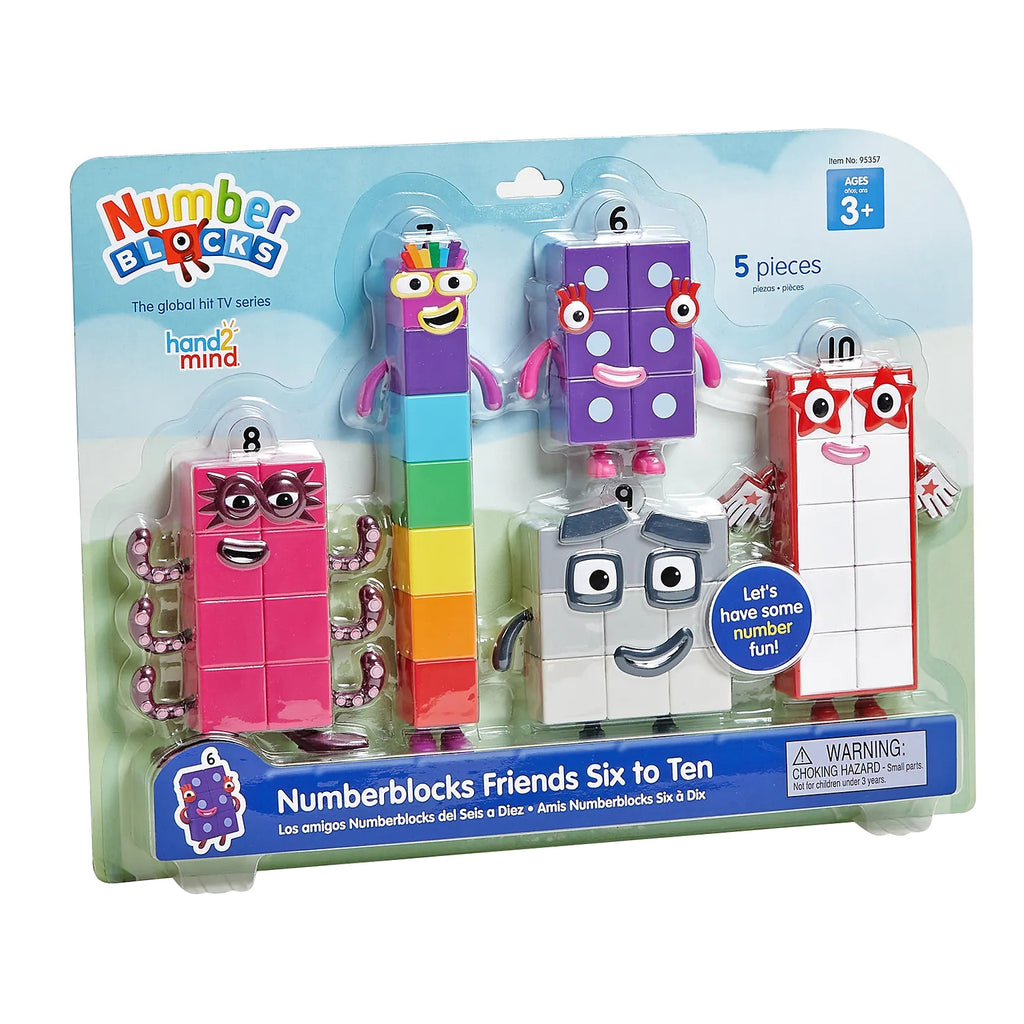 Numberblocks Figuras Seis al Diez hand2mind | Little Toys – LITTLETOYS