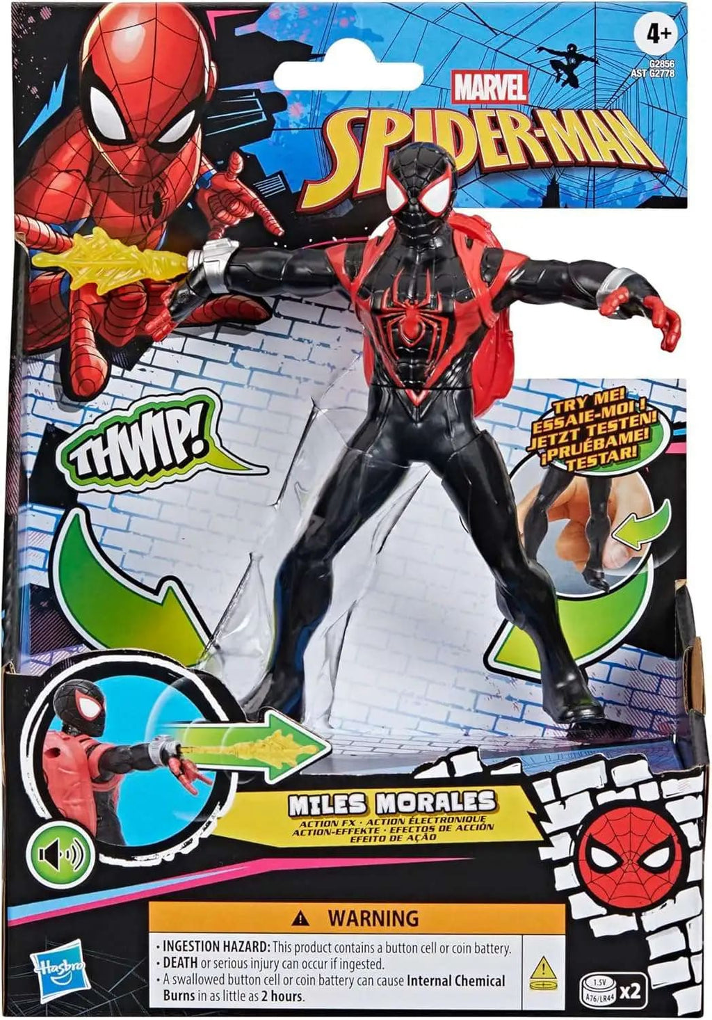 Spider-Man Miles Morales Action FX Figura Electrónica 15 cm – Hasbro