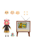 Figura Total Anime de Anya Forger con rostros intercambiables y televisor