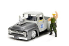 Jada Street Fighter Ford F-100 1956 Escala 1:24 con Figura de Guile – vista 1
