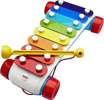 Fisher-Price Xilófono Clásico de 8 Teclas con Ruedas y Mazo – vista 2