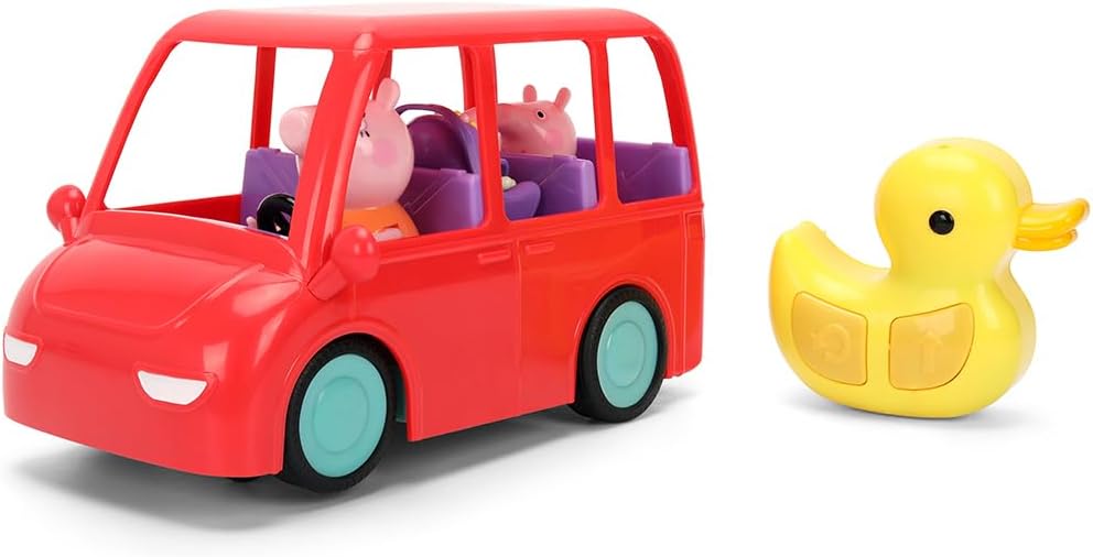 Peppa Pig Auto Familiar Radiocontrol con 3 Figuras – Jada Toys