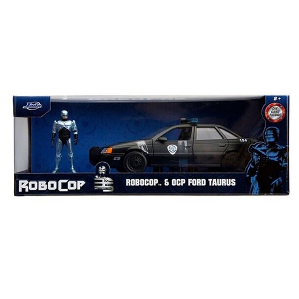 Jada Hollywood Rides RoboCop Ford Taurus 1986 Escala 1:24 con Figura – vista 2