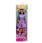 Barbie Fashionistas Muñeca Autista con Vestido de Rayas y Accesorios – vista 4
