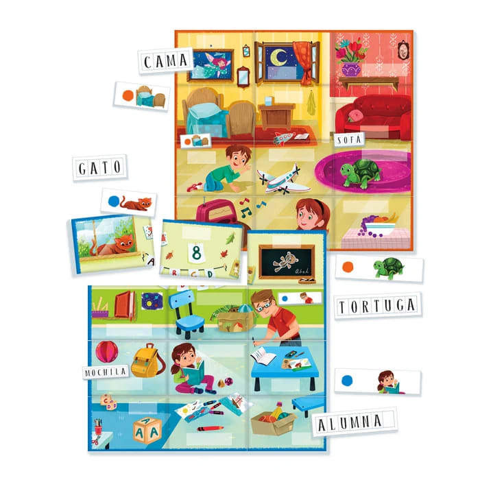 Clementoni Mis Primeras Palabras Juego Educativo de 12 Fichas – vista 1