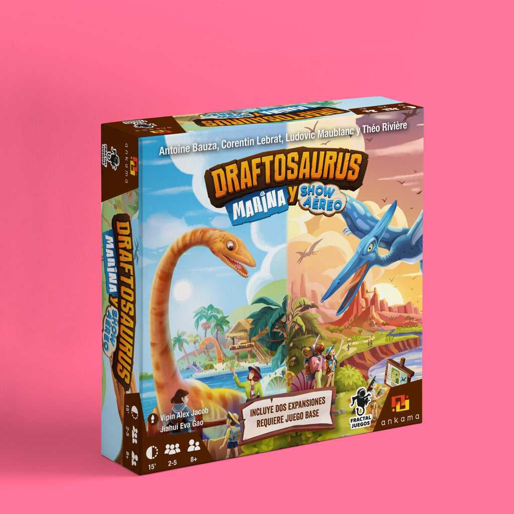 Caja de Draftosaurus Marina y Show aéreo en español de Fractal Juegos