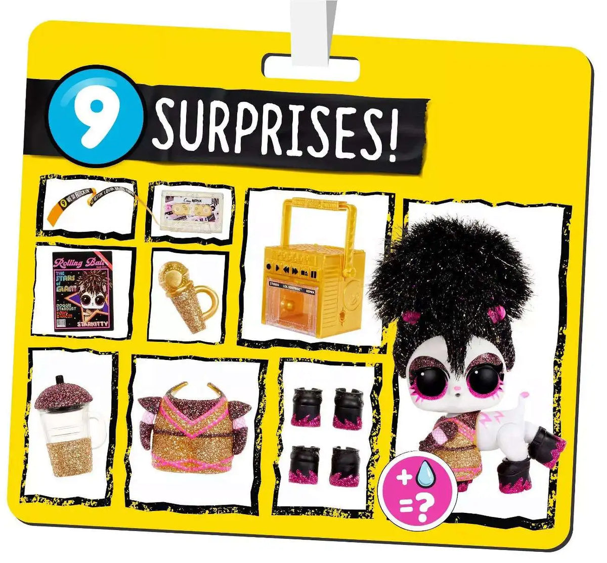 Las 9 sorpresas de L.O.L. Remix Pets: mascota, ropa, zapatos, accesorios y boombox