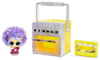 Mascota L.O.L. Remix Pets con boombox amarillo y cassette de la colección