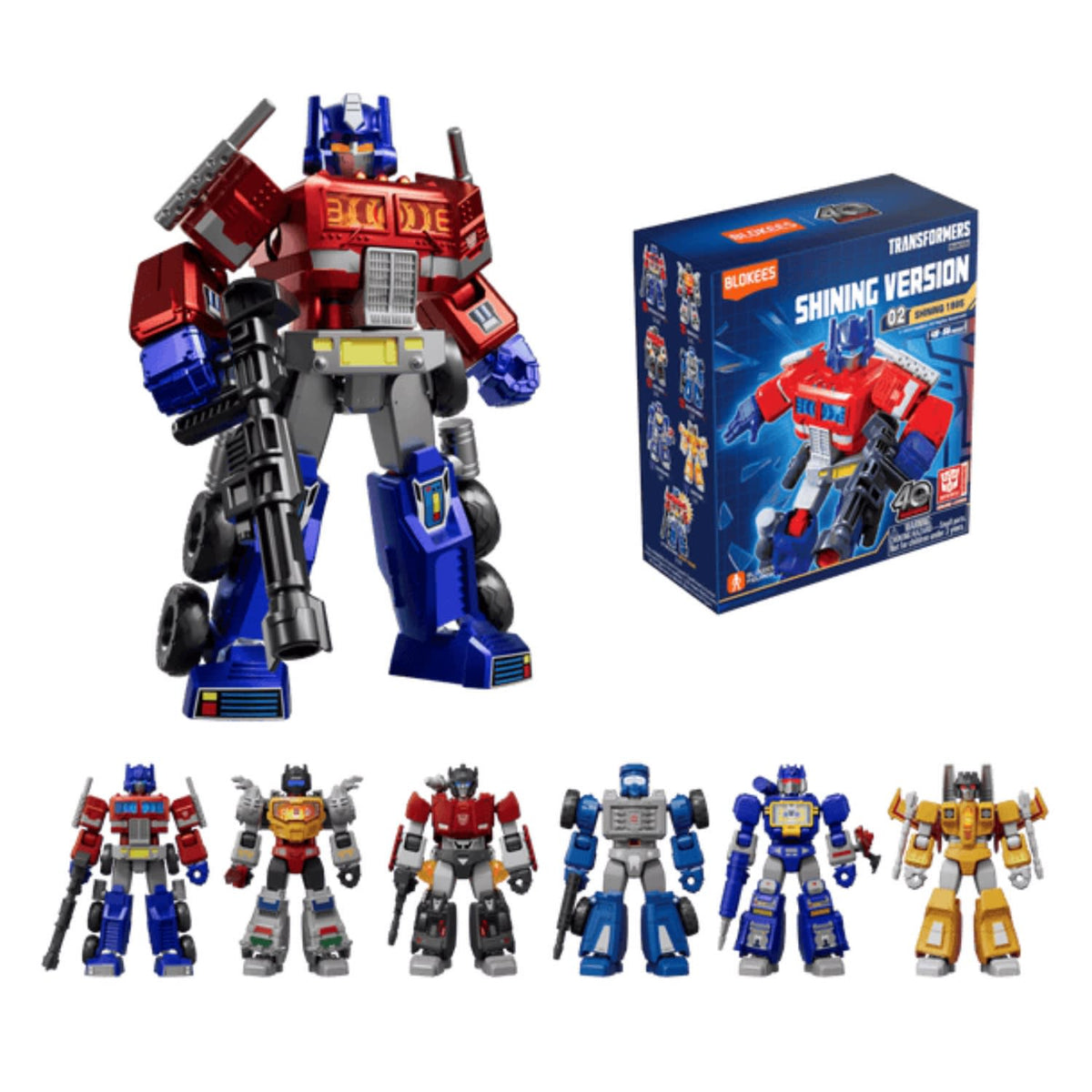 Blokees Transformers Versión 02 Shining 1985 Figura Armable – vista 5