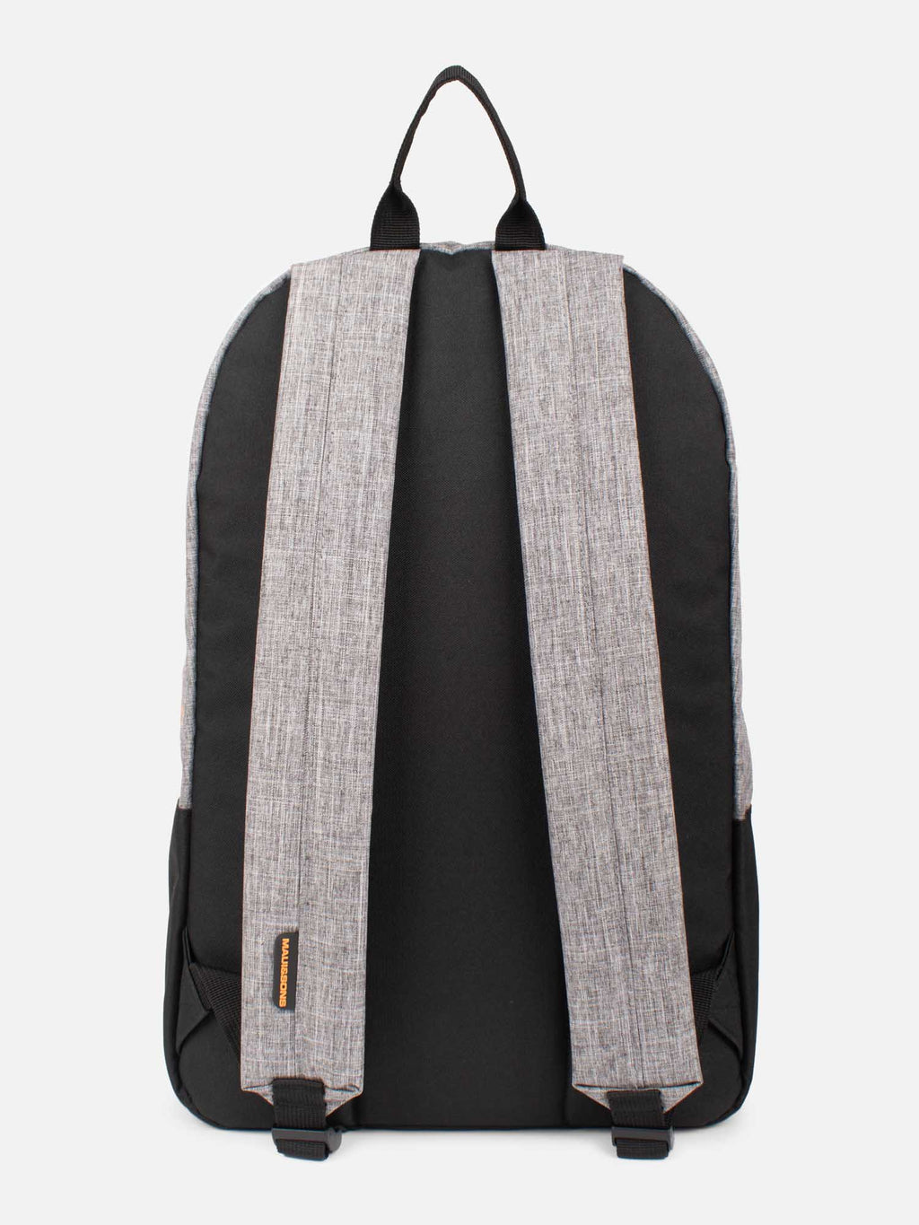 Espalda de mochila gris melange Maui and Sons con tirantes acolchados