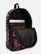 Mochila Maui and Sons abierta mostrando compartimento para notebook y cuadernos