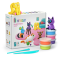 Hey Clay Mascotas Pack de 15 Botes de Plastilina Esponjosa – vista 1