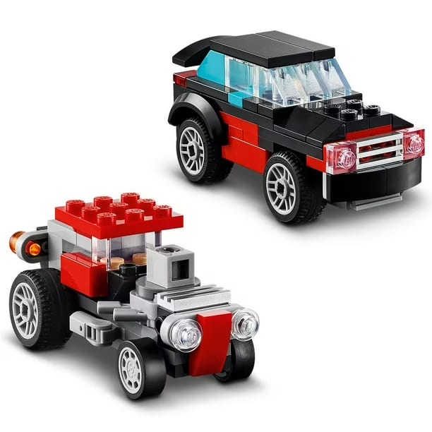LEGO Creator 3 en 1 Camión Plataforma con Helicóptero – vista 4