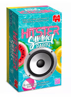 Caja del juego Hitster Summer Party de Jumbo en español con parlante y flotadores