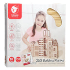 Classic World Set de 250 Tablas de Madera para Construir Smart – vista 2