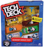 Empaque Tech Deck Sk8shop Bonus Pack con 6 fingerboards de la marca Blind