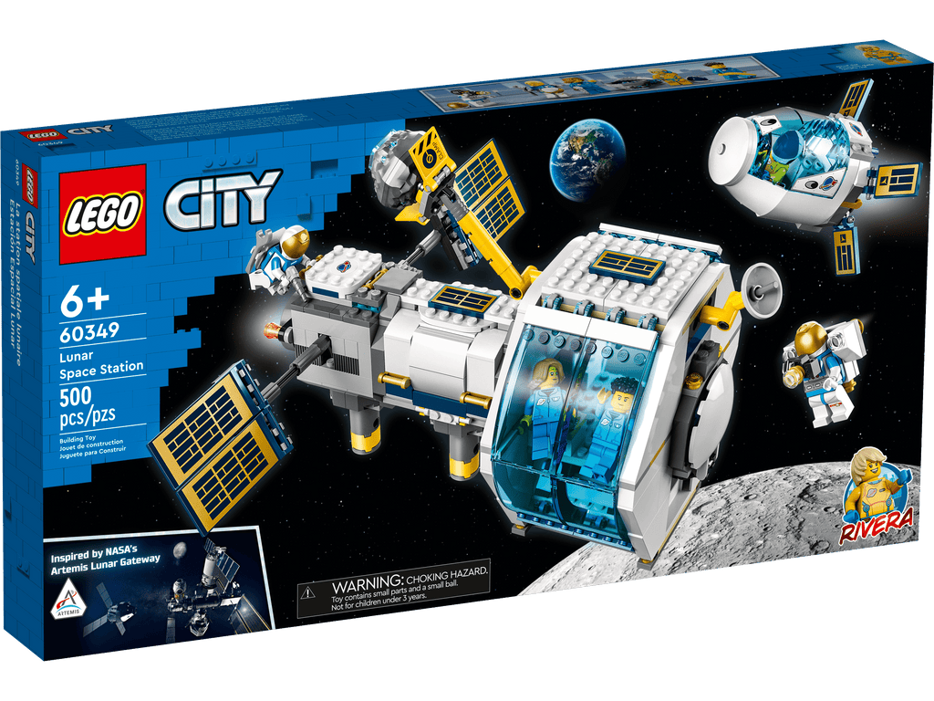 LEGO City Estación Espacial Lunar 60349 con 5 Minifiguras – vista 2