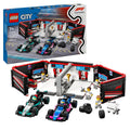 LEGO City Taller de F1 con Autos Mercedes-AMG y Alpine de 678 Piezas – vista 1