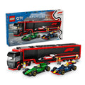 LEGO City Camión de F1 con Autos RB20 y AMR24 – vista 1
