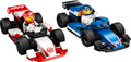 Autos de F1 LEGO City de Williams Racing y Haas F1 armados con sus pilotos