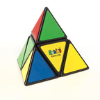 Rubik's Pirámide Rompecabezas de 2 Capas con Mosaicos de Color – vista 1