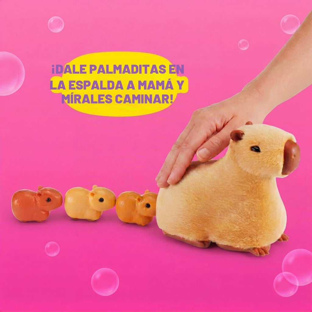 Pets Alive Mamá Capibara con Bebés Sorpresa Interactiva – vista 2