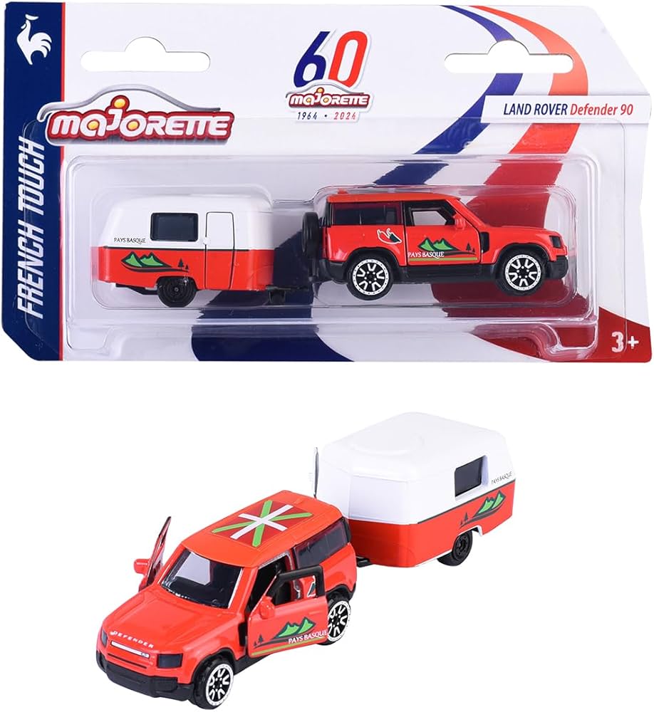 Majorette French Touch Auto con Remolque Temático Surtido – vista 3