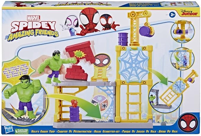 Spidey y sus Amigos Parque de Juegos de Hulk Set de Juego – vista 4