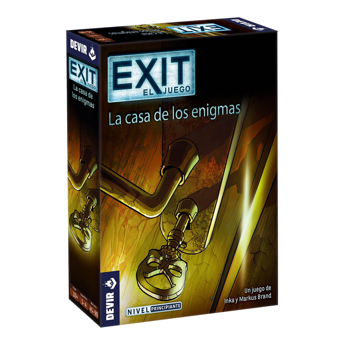 Caja de Exit La casa de los enigmas de Devir en vista 3D