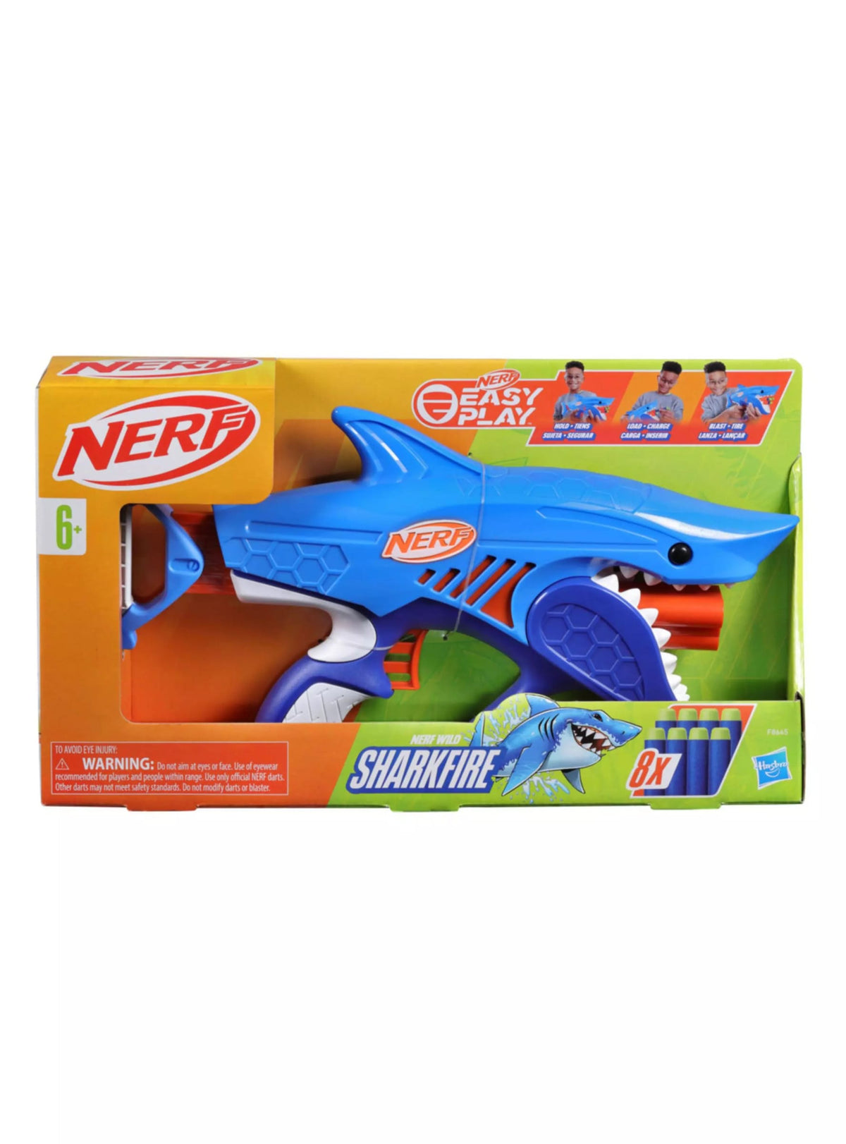 Nerf Junior Wild Sharkfire Lanzador de Dardos con Diseño de Tiburón – vista 3