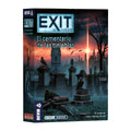 Caja del juego Exit El cementerio de las tinieblas de Devir, vista frontal en 3D