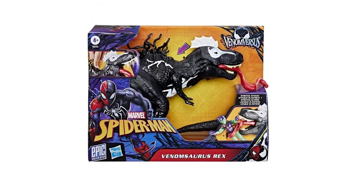 Marvel Spider-Man Epic World of Action Venomsaurus Rex Dinosaurio de 40 cm – vista 2